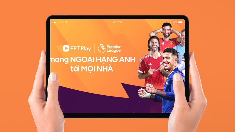 Máy tính bảng là sự cân bằng hoàn hảo để xem Ngoại hạng Anh