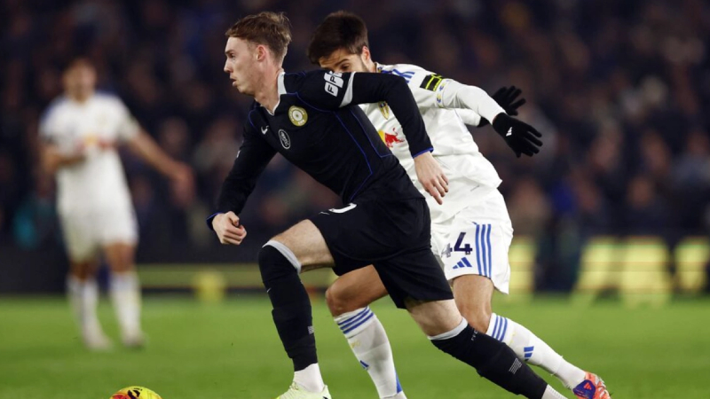 Chelsea từng thua sốc 1-3 trước tân binh Ngoại hạng Anh Leeds