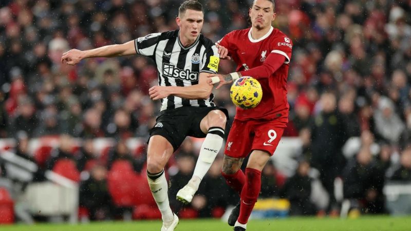 Trận đấu đầu xuôi đuôi lọt giữa Liverpool vs Newcastle
