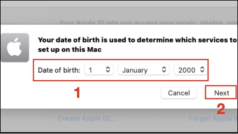 Nhập họ tên, ngày sinh