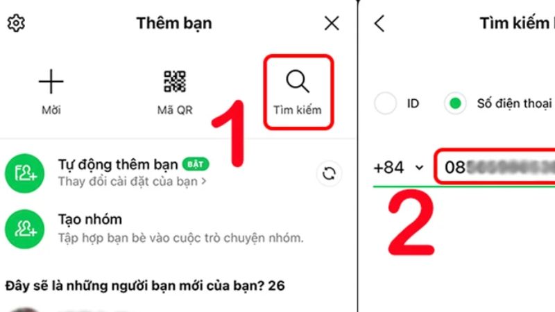 Mẹo tra cứu số điện thoại qua ứng dụng Line