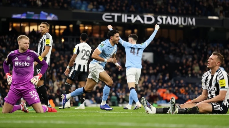 Khoảnh khắc Newcastle dừng bước trước Man City tại bán kết EFL Cup