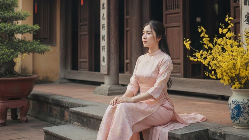 Vẻ đẹp truyền thống hòa quyện cùng không gian kiến trúc cổ kính