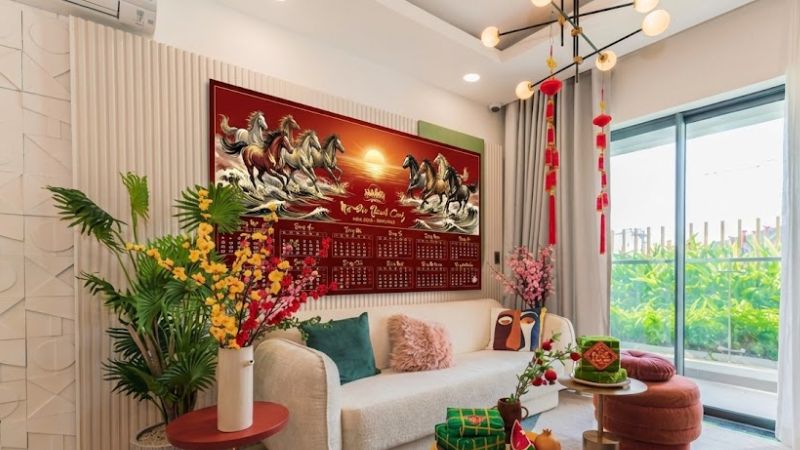 Hình ảnh lịch Mã Đáo Thành Công