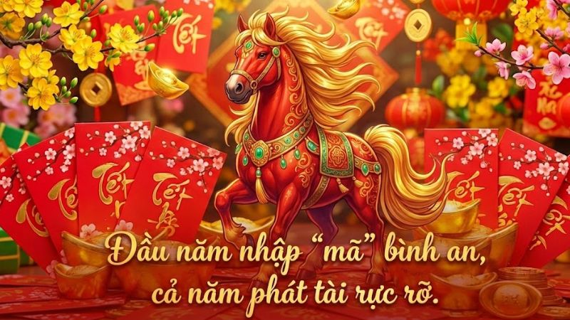 Caption Tết bắt trend năm con Ngựa 2026