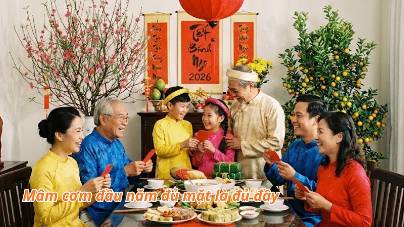 Chia sẻ khoảnh khắc gia đình ấm áp cùng dòng caption tết