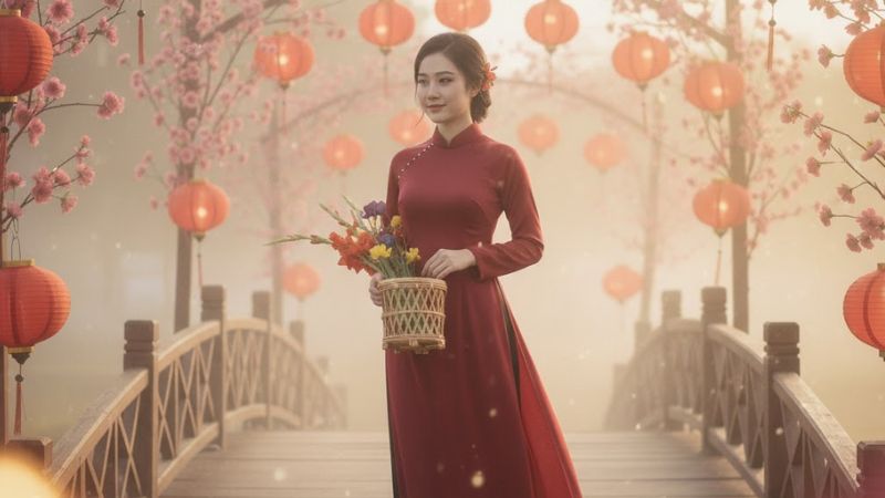 Thành tâm mong cầu một năm mới an yên