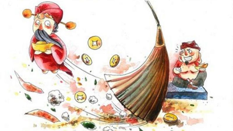 Không nên quét nhà, đổ rác trong ngày đầu năm Bính Ngọ