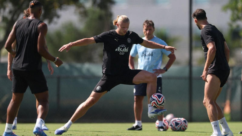 Erling Haaland và đồng đội đang sẵn sàng cho trận đấu quan trọng