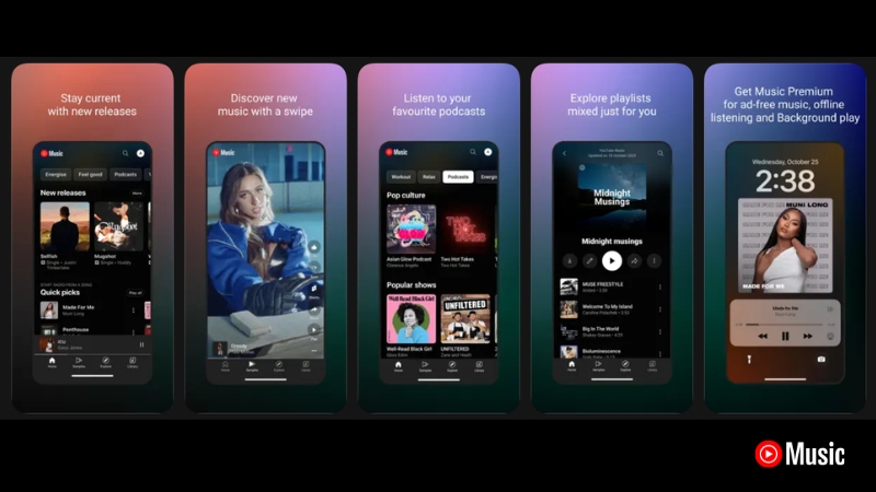 YouTube Music tích hợp toàn bộ kho video và audio từ nền tảng YouTube