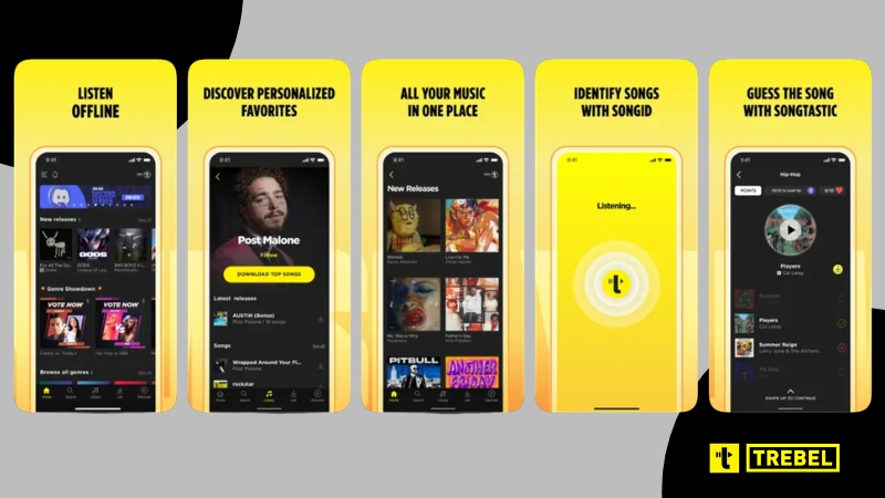 Trebel cho phép tải nhạc offline hoàn toàn miễn phí bằng cách xem quảng cáo ngắn