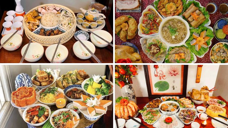 Mâm cúng Rằm tháng Giêng truyền thống