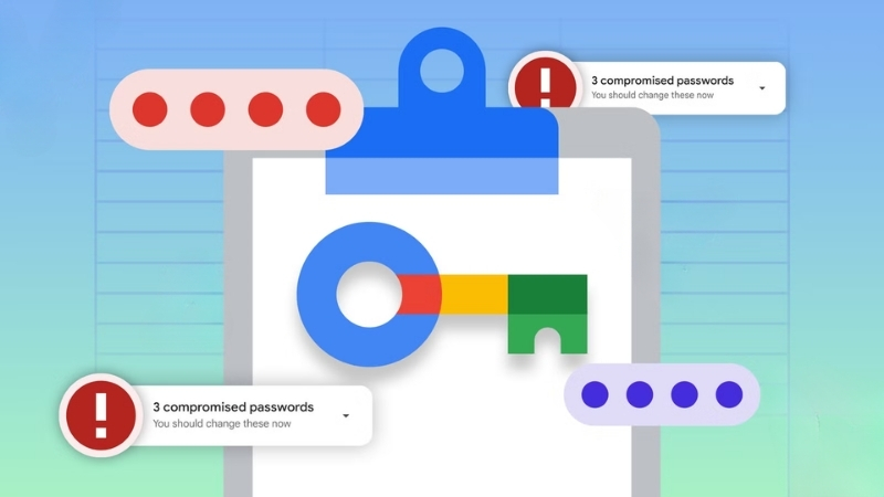 Ba cách truy cập Google Password Manager, đều dẫn đến cùng một kho mật khẩu