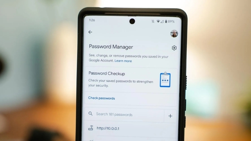 Ứng dụng Google Password Manager trên Android — xem và quản lý mật khẩu ngay trên điện thoại