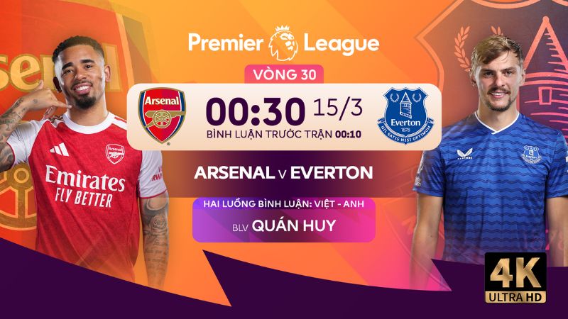 Nhận định Arsenal vs Everton (00:30 - 15/03): Ph&aacute;o thủ bất bại?