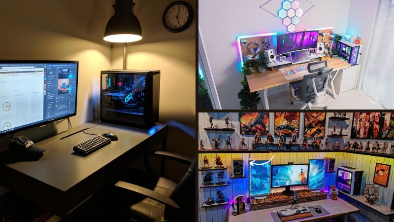 Lựa chọn phong cách setup góc gaming phù hợp