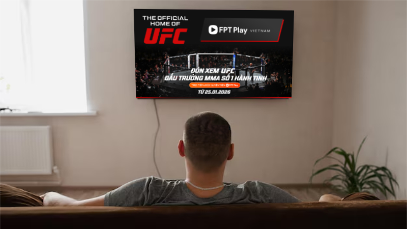 Xem UFC trực tiếp với chất lượng sắc n&eacute;t tr&ecirc;n FPT Play