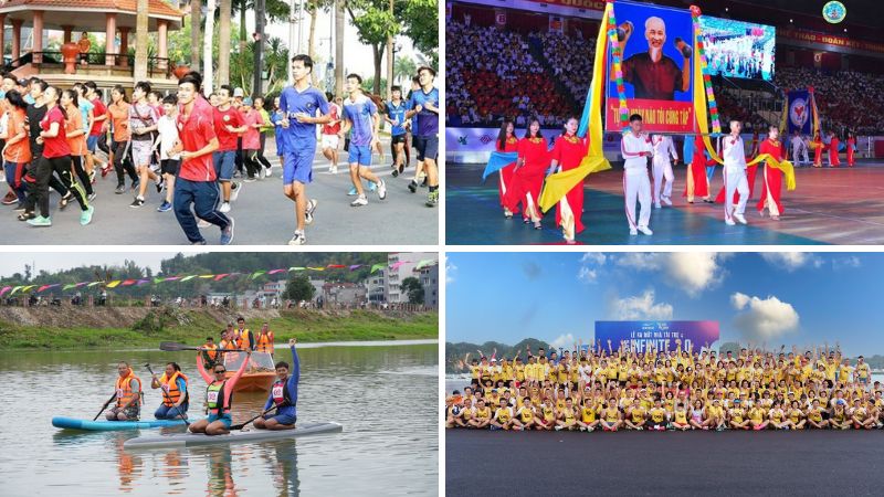 Không khí sôi động của ngày Thể thao Việt Nam 27/3 hằng năm