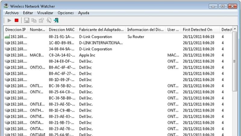 Phần mềm Wireless Network Watcher