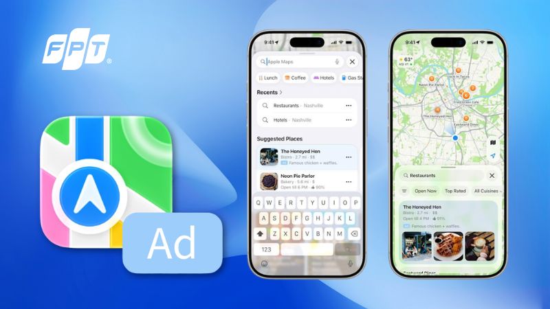 Apple chuẩn bị cho hiển thị quảng c&aacute;o tr&ecirc;n Apple Maps