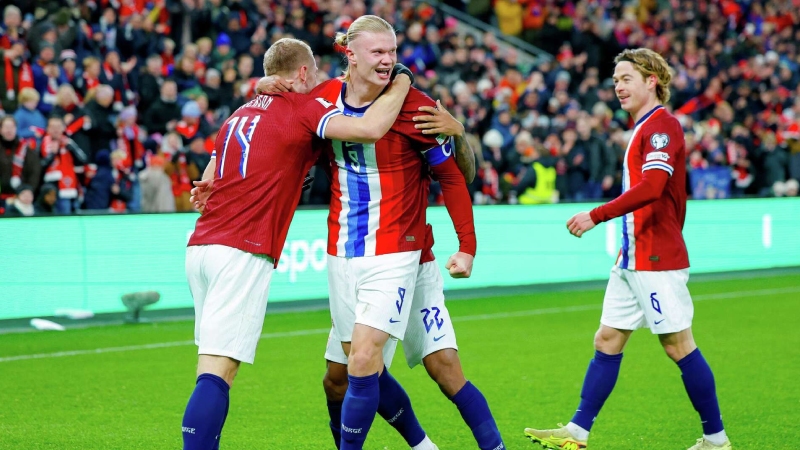 Na Uy giành vé tham dự World Cup với ngôi đầu bảng I vòng loại khu vực châu Âu