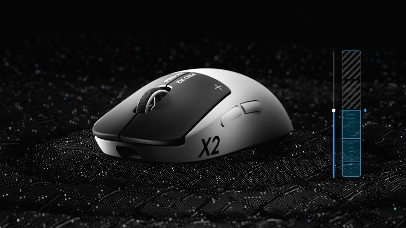 Logitech G PRO X2 SUPERSTRIKE với cảm giác lướt êm ái