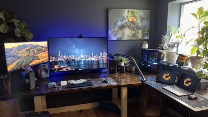 Góc Gaming tối giản chuẩn game thủ chuyên nghiệp