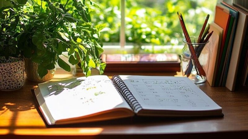 Không gian học tập ngăn nắp giúp tăng sự tập trung