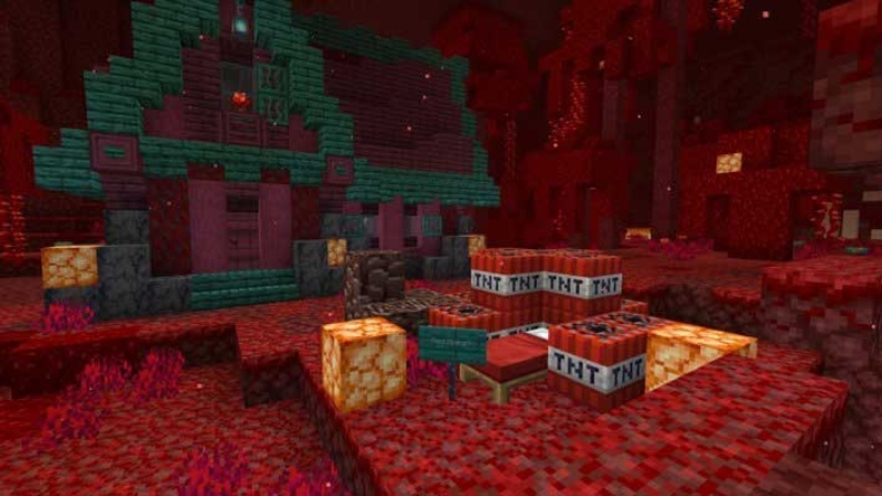 Khai thác Ancient Debris bằng TNT để chế tạo Netherite