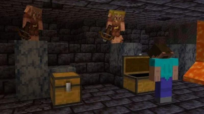 Cướp rương trong tàn tích pháo đài có thể giúp bạn tìm thấy mảnh Netherite