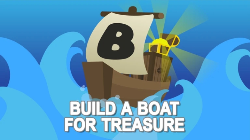 Build A Boat For Treasure là game Roblox xây thuyền tự chế và hành trình vượt chướng ngại