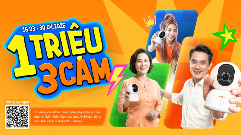 Ưu đãi 1 triệu 3 cam