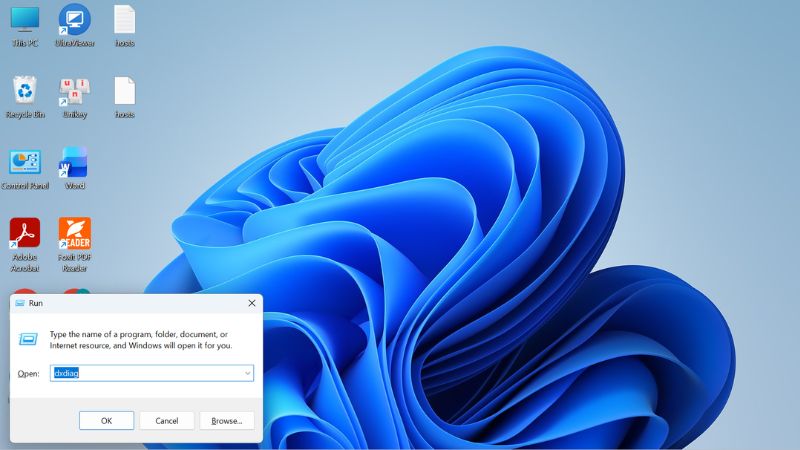 Nhấn tổ hợp phím Windows + R