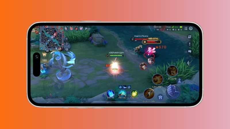 Chơi Liên Quân bằng dữ liệu di động