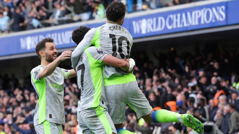 Man City đánh bại Chelsea với tỷ số 3-0