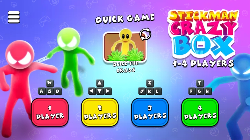 Khi không biết chọn game gì, Stickman Crazy Box sẽ tự quyết định giúp bạn