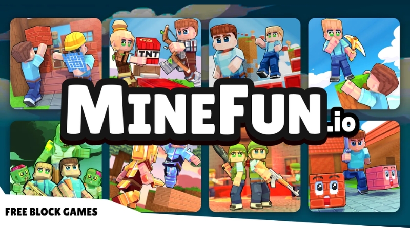 Thế giới khối vuông, vô vàn khả năng – MineFun.io cho bạn tự do sáng tạo cùng bạn bè