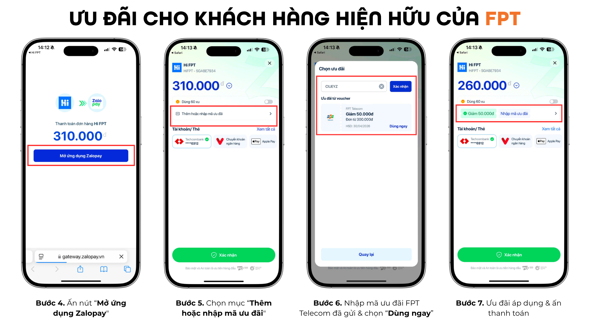 Hoàn tất thanh toán để nhận ưu đãi