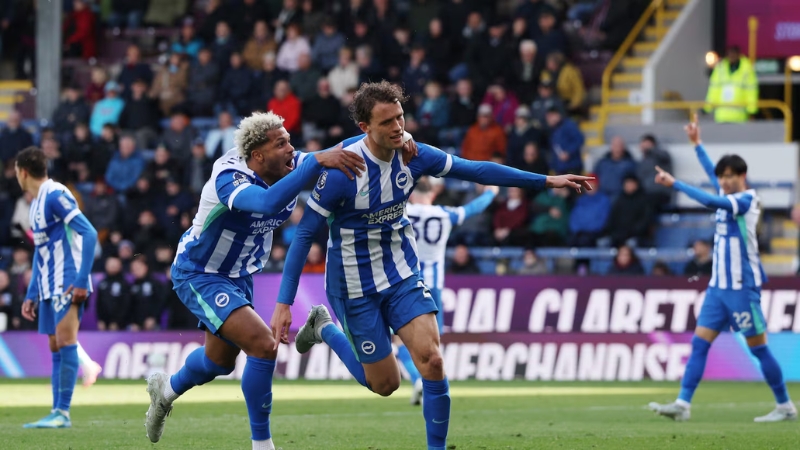 Brighton đang trong chuỗi 5 trận thắng liên tiếp ở Ngoại hạng Anh