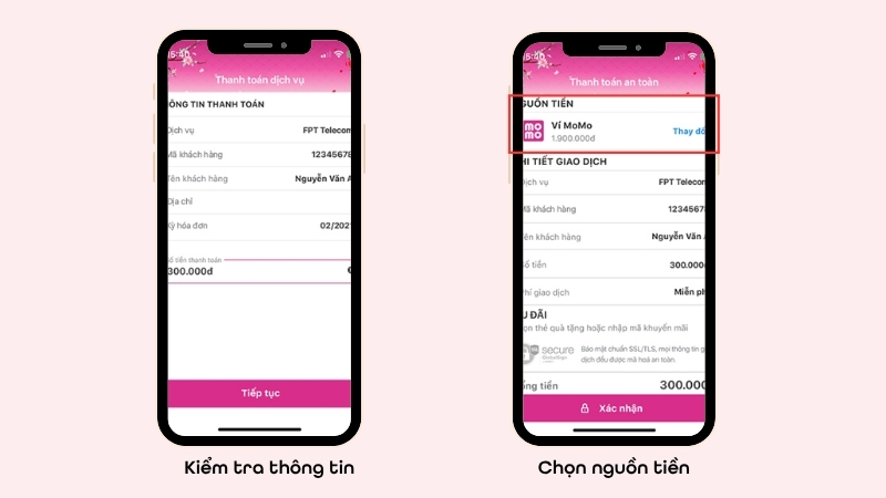 Hướng dẫn thanh toán cước Internet FPT bằng ví trả sau MoMo
