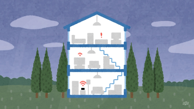 Tín hiệu wifi suy giảm khi xuyên qua sàn bê tông nhà 3 tầng