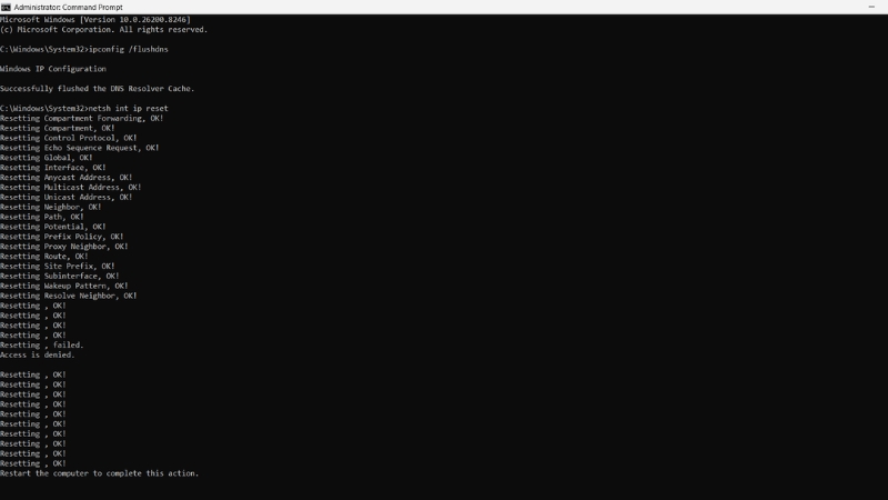 Xóa cache DNS bằng Command Prompt – thao tác đơn giản, có thể cải thiện kết nối ngay lập tức