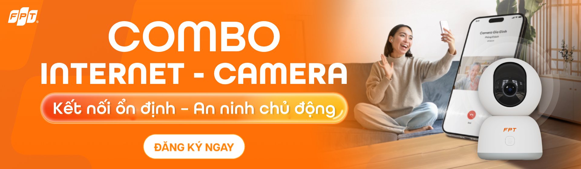 lắp đặt combo internet - camera fpt