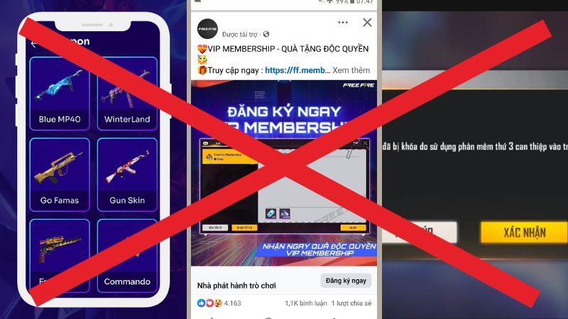 Những sai lầm phổ biến làm mất acc FF vĩnh viễn