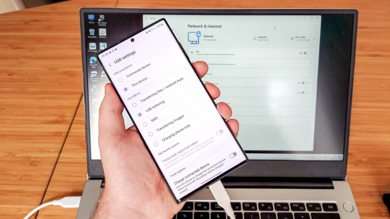 USB tethering là giải pháp linh hoạt khi cần Internet nhanh mà không có mạng cố định