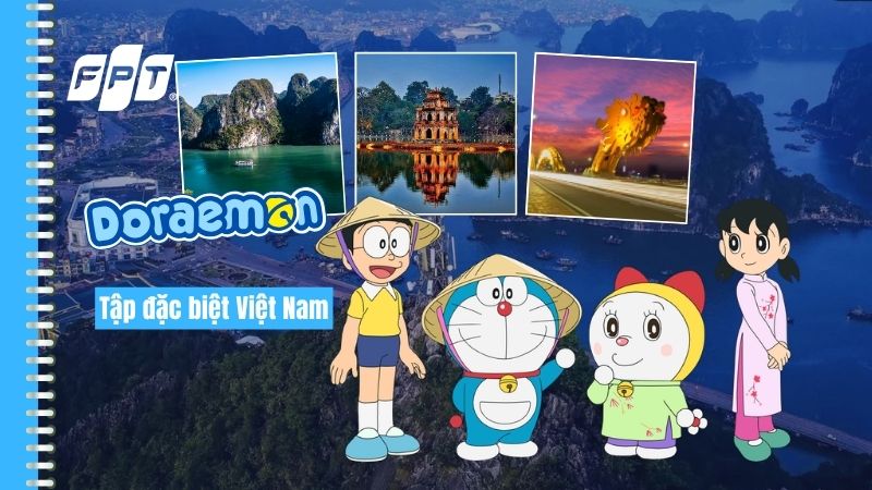 Doraemon tập đặc biệt Việt Nam: Nobita v&agrave; Shizuka du lịch VN