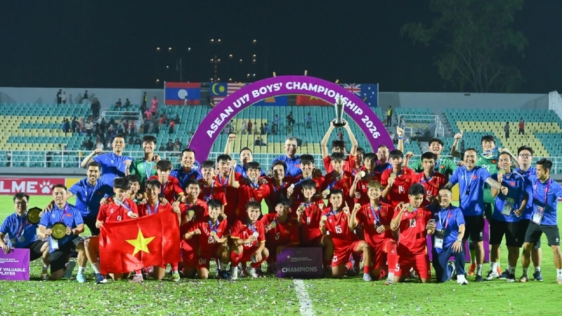 Đội tuyển U17 Việt Nam vừa giành chức vô địch U17 Đông Nam Á