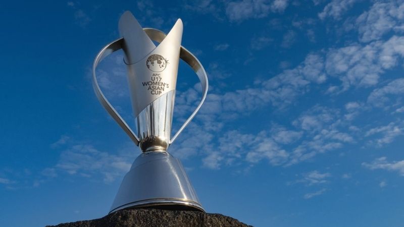 Chiếc cúp danh giá cho đội vô địch U17 nữ châu Á 2026
