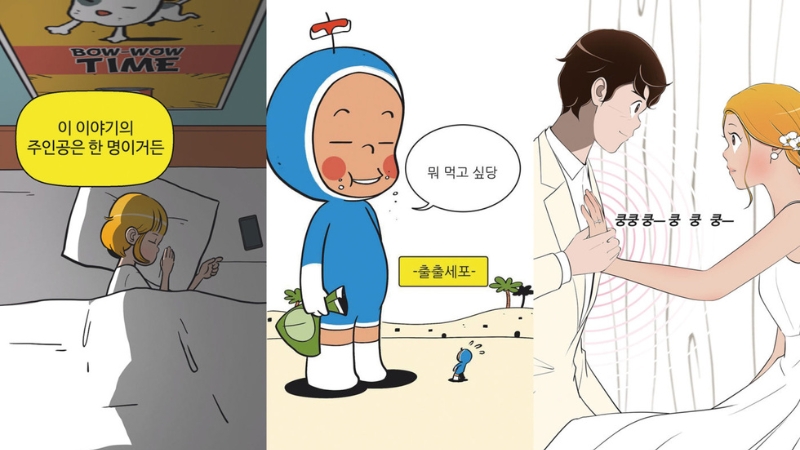 Nét vẽ đặc trưng và các tế bào trong webtoon
