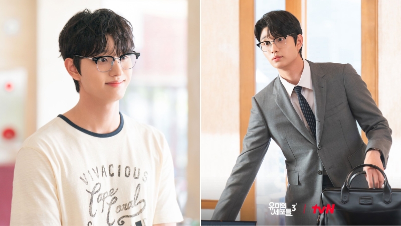 Hai tạo hình của Shin Soon Rok thể hiện hai tính cách trong phim. (Nguồn: tvN)